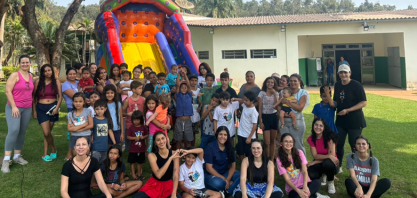 Rio Amambai Agroenergia promove tarde divertida para participantes do projeto “consciência verde” em comemoração ao dia das crianças.