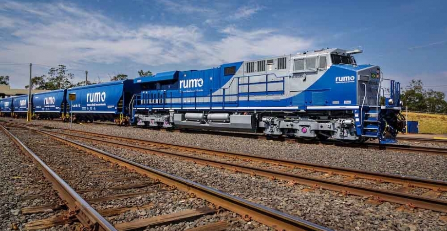 A Rumo Logística tem avançado na construção de novos terminais na ferrovia que vai pelo Mato Grosso e também na Malha Central, conhecida também como Norte-Sul (Foto: Divulgação)