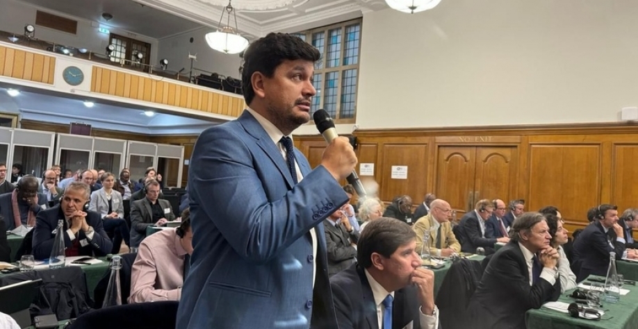 CEO da ORPLANA, José Guilherme Nogueira, durante o WABCG (World Association of Beet and Sugar Cane Growers), em Londres