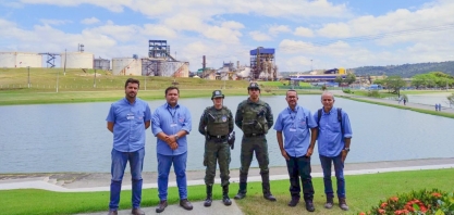 Usina Caeté recebe Batalhão de Polícia Ambiental para reforçar combate aos incêndios criminosos