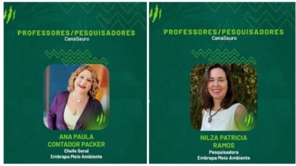 Pesquisadoras da Embrapa Meio Ambiente recebem Prêmio CanaSauro 2024