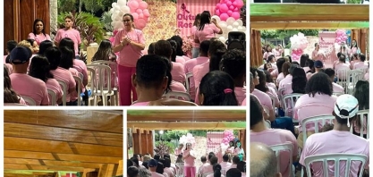 Alcoolvale realiza ação da campanha Outubro Rosa