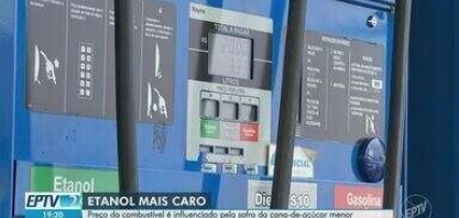 Safra menor da cana-de-açúcar influencia preço do combustível