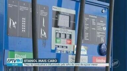 Safra menor da cana-de-açúcar influencia preço do combustível