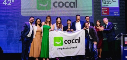 Cocal está no ranking GPTW das Melhores Empresas para Trabalhar – Indústria 2024