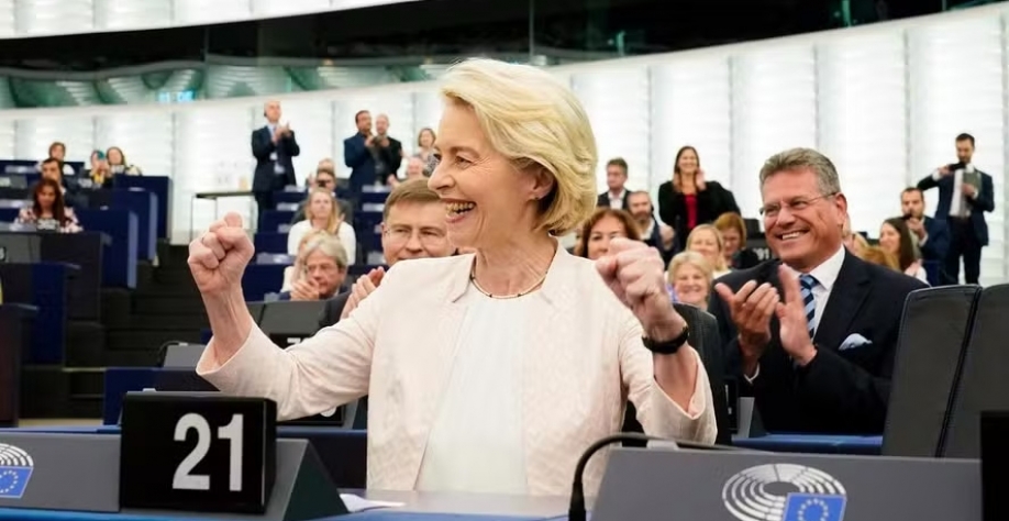 Ursula Von Der Leyen, presidente da Comissão Europeia, defende o acordo — Foto: União Europeia/Site oficial
