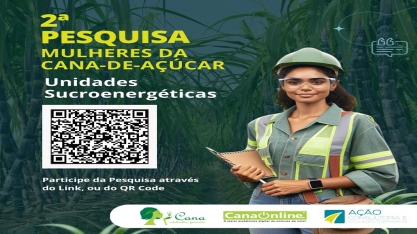  2ª edição da Pesquisa “Mulheres da Cana-de-Açúcar” vai de até 20 de dezembro
