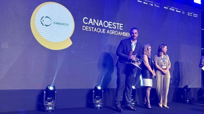 Canaoeste é premiada no Visão Agro por destaque em práticas sustentáveis