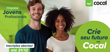 Cocal está com vagas abertas para o Programa Jovens Profissionais