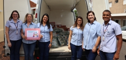 Usina Estiva: doações de alimentos são entregues para o HCC