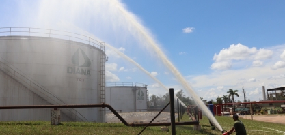 Diana Bioenergia treina brigada de emergência