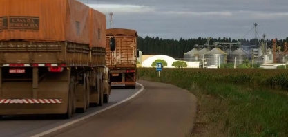 Preço médio do frete rodoviário subiu 2,35% em janeiro