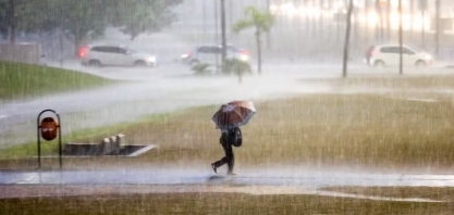 Brasil tem alerta de chuva forte ou tempestade para 20 Estados