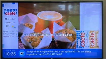 Usina Caeté inicia seu projeto de TV Corporativa