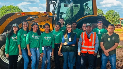 Maity Bioenergia de receber a turma de aprendizes em Mecanização Agrícola