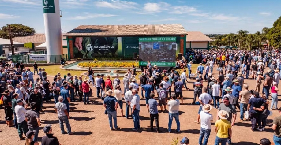 Movimentação na 25ª edição da Expodireto Cotrijal: organizadores não informaram número de visitantes nem volume de negócios — Foto: Divulgação/Expodireto Cotrijal