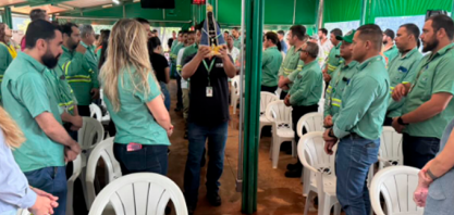 Usina Vertente inicia a 22ª safra com culto ecumênico e reforço na segurança dos colaboradores