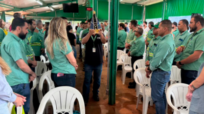 Usina Vertente inicia a 22ª safra com culto ecumênico e reforço na segurança dos colaboradores