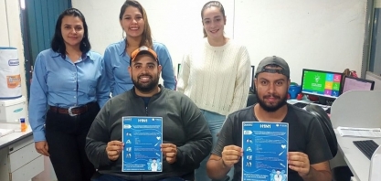 Campanha interna da Alcoolvale alerta para prevenção contra gripe H1N1