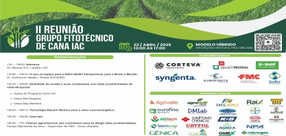 2ª Reunião do Grupo Fitotécnico IAC de 2025. Participe!