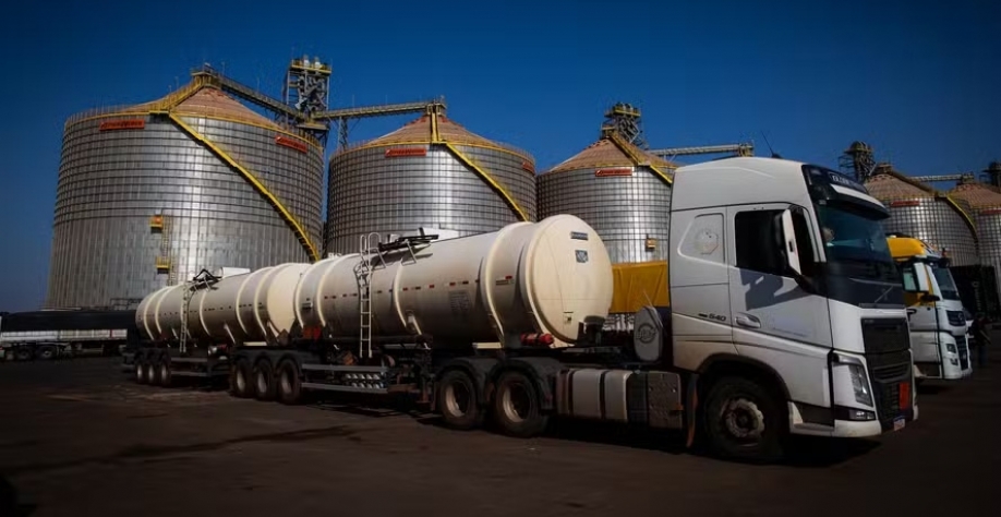 Usina de etanol de milho em Dourados (MS) — Foto: Wenderson Araújo/CNA