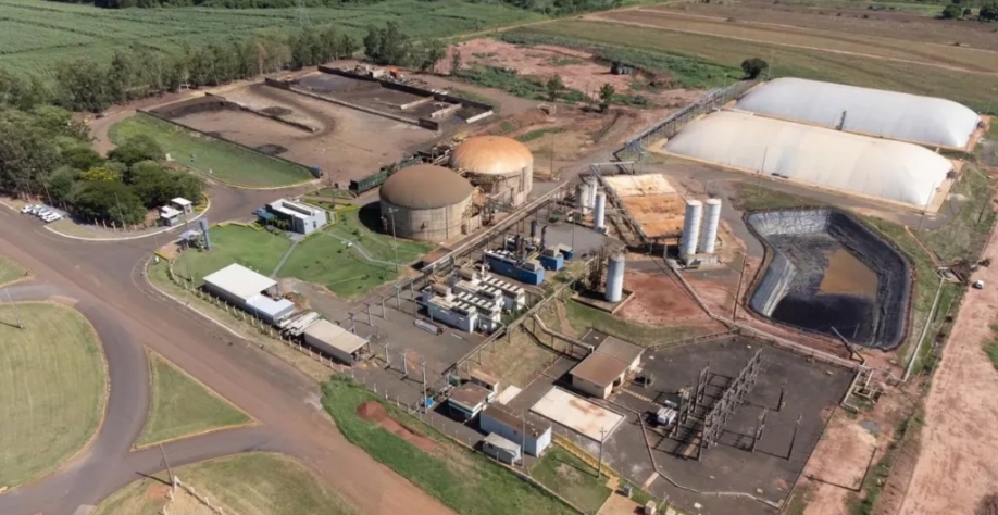 Planta da Geo bio gas&carbon, em Tamboara/PR (Foto Divulgação)