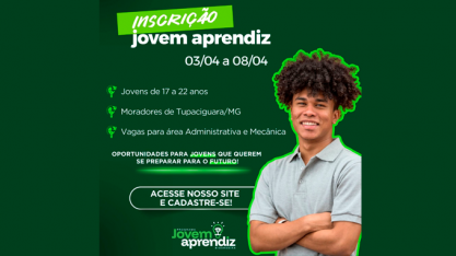 Inscrições abertas para o Programa Jovem Aprendiz BioAroeira