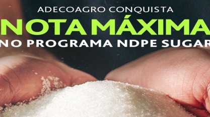 Adecoagro conquista nota máxima no Programa NDPE Sugar em suas três unidades no Brasil