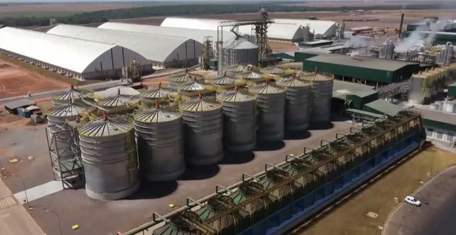Indústria de etanol de milho cresce em MT — Foto: TV Centro América