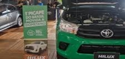 Toyota apresenta Hilux movida a biometano na Agrishow 2025