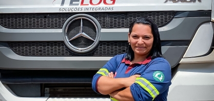Estradas brasileiras ditam o ritmo de vida da motorista Jéssica Viviane dos Santos Lima