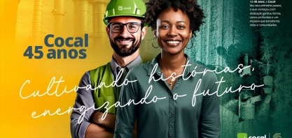Cocal completa 45 anos de atividades no setor bioenergético