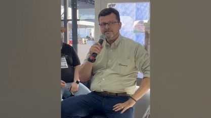 Denis Arroyo, VP Global da Solinftec, celebrou os 18 anos da empresa
