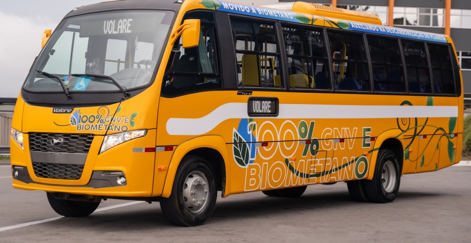 Visitantes do Cana Show – IAC não precisarão caminhar os 6 km do evento a pé. O micro-ônibus Volare Fly 10 GV irá circular entre as estações do conhecimento dando carona para o público. Foto: Divulgação