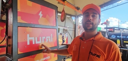 Hural leva à Agrishow 2025 pulverizador 100% autônomo e elétrico