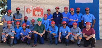 Treinamento da Brigada de Incêndio Industrial reúne 35 colaboradores na RAA