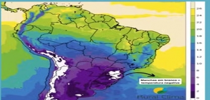 Brasil deve ter frio intenso e forte geada; saiba quando e onde