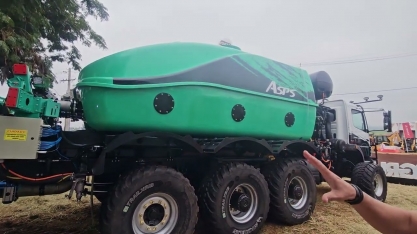 Grunner lança na Agrishow, o ASP S, para à aplicação de vinhaça localizada e fertilizantes líquidos