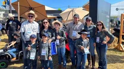 Família vai à Agrishow para incentivar filhos a 