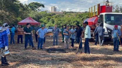 Canaoeste promove workshop prático para combate a incêndios rurais em Sertãozinho