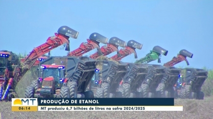 Mato Grosso registrou crescimento na produção de etanol na safra 2024/2025