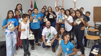 Enersugar promove atividade de educação ambiental em escola de Platina