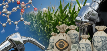 A usina que representa para o Brasil uma nova fonte de 220 milhões de litros de etanol anuais e uma arrecadação de mais de R$ 100 milhões em impostos por ano