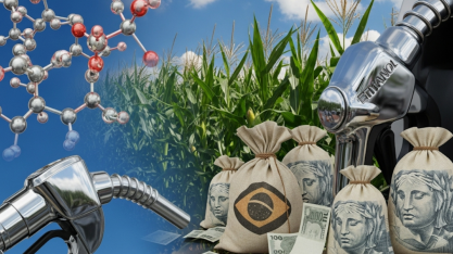 A usina que representa para o Brasil uma nova fonte de 220 milhões de litros de etanol anuais e uma arrecadação de mais de R$ 100 milhões em impostos por ano