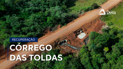 Delta Sucroenergia recupera importante passagem rural na região das Toldas-Uberaba/MG