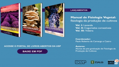 Manual de Fisiologia Vegetal – Fisiologia da Produção de Cultivos apresenta abordagem prática e sustentável para produção agrícola