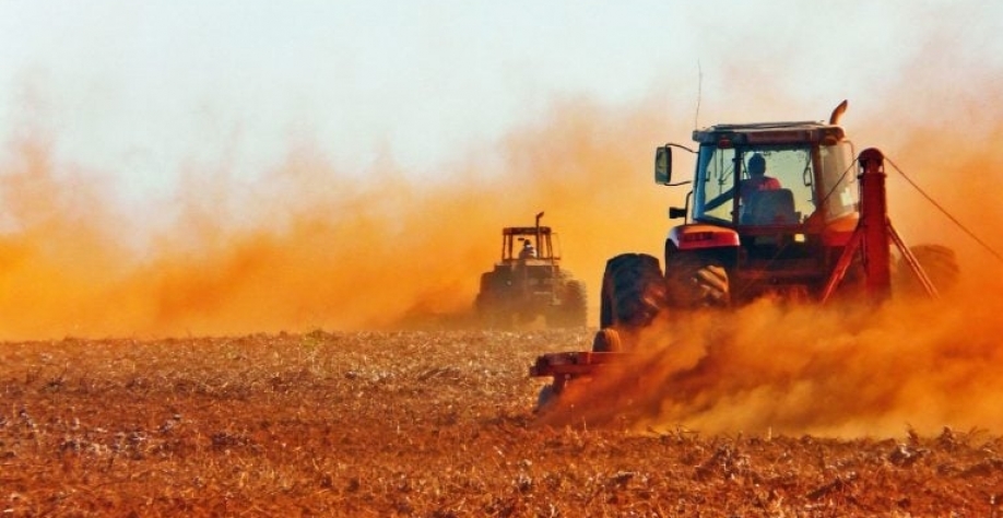 Fazenda no momento do plantio. JC Patricio/Getty