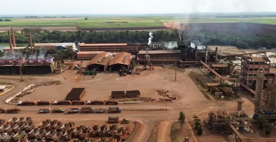 Raízen suspende operações da Usina Santa Elisa, em Sertãozinho. — Foto: Reprodução EPTV
