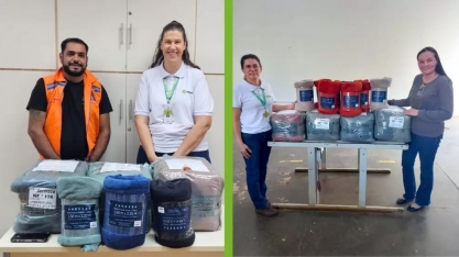 Cocal doa cobertores para municípios de SP e PR