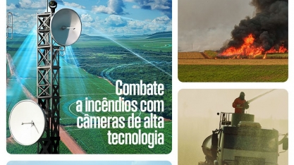 Pedra Agroindustrial reforça combate a incêndios com câmeras de alta tecnologia